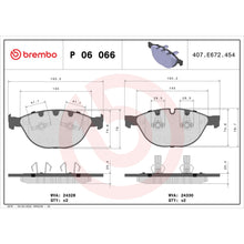 Load image into Gallery viewer, P06066 Brembo Premium Low-Met OE Equivalent Pad Brembo Brake Canada