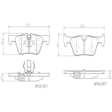 Charger l'image dans la galerie, KT00B13 Brembo Ceramic Brake Pad and UV Coated Vented  Brake Disc Kit Brembo Brake Canada