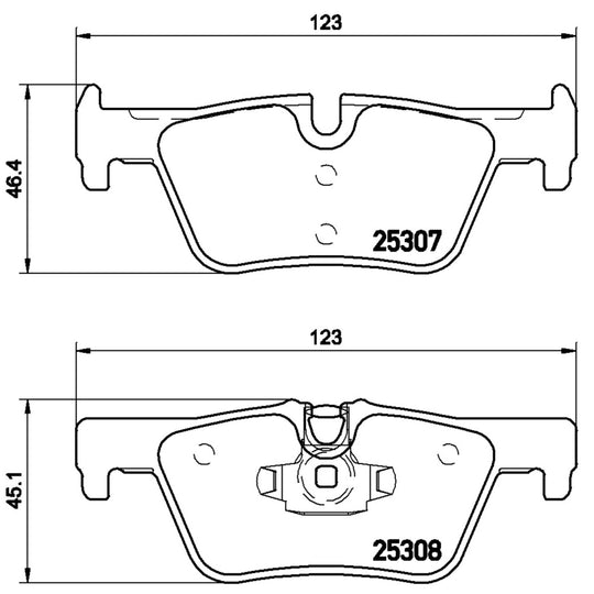 P06071X Brembo XTRA Low-Met Disc Brake Pad Set Brembo Brake Canada