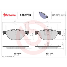 Load image into Gallery viewer, P06076N Brembo PRIME Ceramic Disc Brake Pad Set Brembo Brake Canada