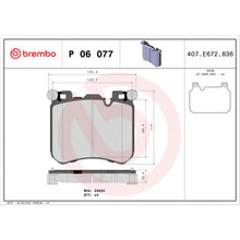 Load image into Gallery viewer, P06077 Brembo Premium Low-Met OE Equivalent Pad Brembo Brake Canada
