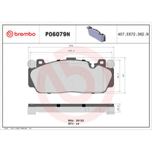 Load image into Gallery viewer, P06079N Brembo PRIME Ceramic Disc Brake Pad Set Brembo Brake Canada
