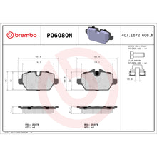 Load image into Gallery viewer, P06080N Brembo PRIME Ceramic Disc Brake Pad Set Brembo Brake Canada