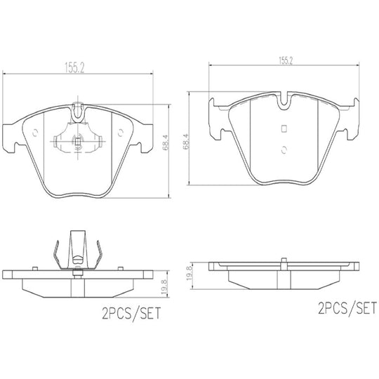 KT00011 Brembo Disc Brake Kit Brembo Brake Canada