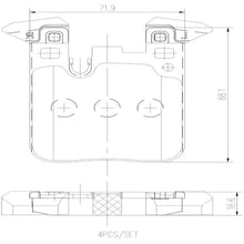 Load image into Gallery viewer, KT00711 Brembo Ceramic Brake Pad and Composite Vented Drilled and Slotted Brake Disc Kit Brembo Brake Canada