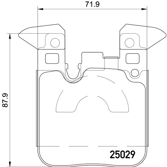 P06087X Brembo XTRA Low-Met Disc Brake Pad Set Brembo Brake Canada