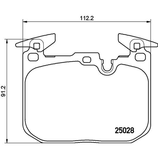 P06088X Brembo XTRA Low-Met Disc Brake Pad Set Brembo Brake Canada