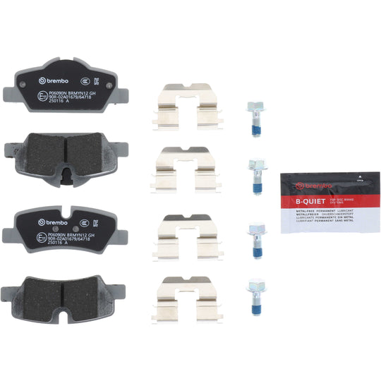 KT00C29 Brembo Ceramic Brake Pad and UV Coated Solid  Brake Disc Kit Brembo Brake Canada