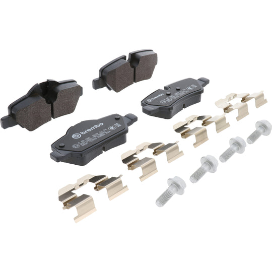 KT04527 Brembo Low-Met Brake Pad and UV Coated Solid  Brake Disc Kit Brembo Brake Canada