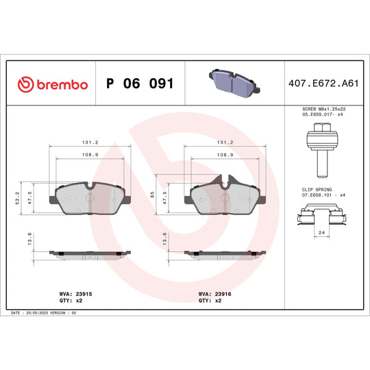 KT04352 Brembo Low-Met Brake Pad and UV Coated Vented  Brake Disc Kit Brembo Brake Canada