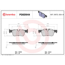 Load image into Gallery viewer, KT00880 Brembo Ceramic Brake Pad and UV Coated Solid  Brake Disc Kit Brembo Brake Canada