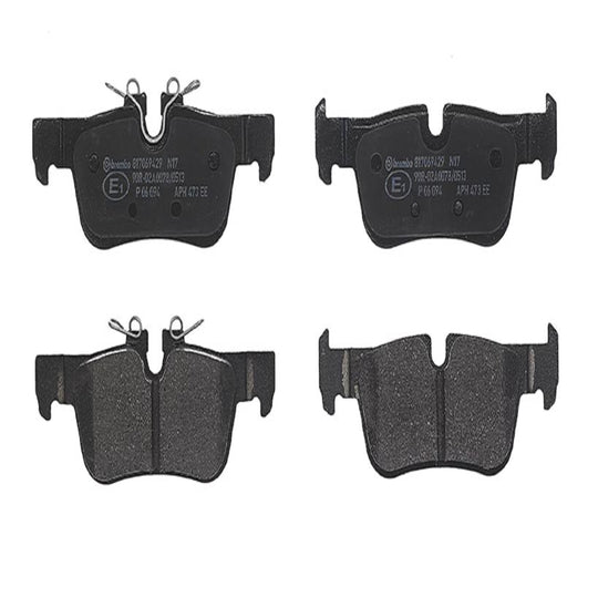 KT04312 Low-Met Brake Pad and UV Coated Solid  Brake Disc Kit Brembo Canada