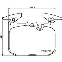 Load image into Gallery viewer, P06096X Brembo XTRA Low-Met Disc Brake Pad Set Brembo Brake Canada