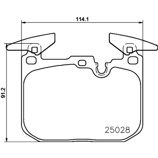 P06096X Brembo XTRA Low-Met Disc Brake Pad Set Brembo Brake Canada