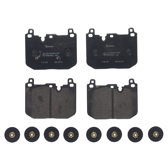 KT04365 Brembo Low-Met Brake Pad and UV Coated Vented  Brake Disc Kit Brembo Brake Canada
