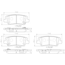 Load image into Gallery viewer, P09023NX Brembo XTRA Ceramic Disc Brake Pad Set Brembo Brake Canada