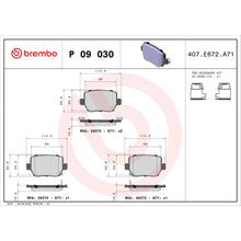 Load image into Gallery viewer, P09030 Brembo Premium Low-Met OE Equivalent Pad Brembo Brake Canada