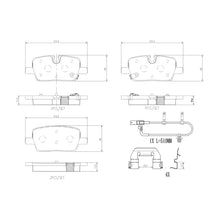 Charger l'image dans la galerie, P09034 Brembo Premium Low-Met OE Equivalent Pad Brembo Brake Canada