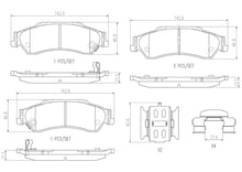 Load image into Gallery viewer, P10002N Brembo PRIME Ceramic Disc Brake Pad Set Brembo Brake Canada