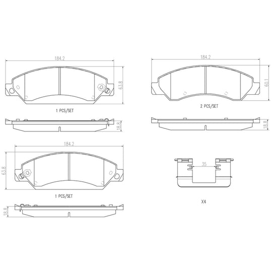 KT00019 Brembo Disc Brake Kit Brembo Brake Canada