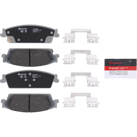 KT00984 Brembo Ceramic Brake Pad and UV Coated Vented  Brake Disc Kit Brembo Brake Canada