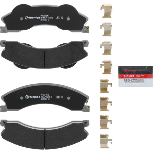 P10072N Brembo PRIME Ceramic Disc Brake Pad Set Brembo Brake Canada