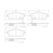 Load image into Gallery viewer, P10081 Brembo Premium Low-Met OE Equivalent Pad Brembo Brake Canada