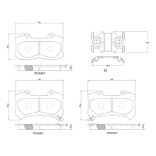 Load image into Gallery viewer, P10085N Brembo PRIME Ceramic Disc Brake Pad Set Brembo Brake Canada