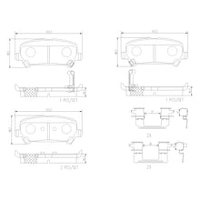 Load image into Gallery viewer, P10086N Brembo PRIME Ceramic Disc Brake Pad Set Brembo Brake Canada