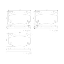 Load image into Gallery viewer, P10090 Brembo Premium Low-Met OE Equivalent Pad Brembo Brake Canada