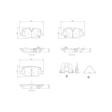 Load image into Gallery viewer, P10094 Brembo Premium Low-Met OE Equivalent Pad Brembo Brake Canada