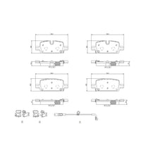 Load image into Gallery viewer, P10098N Brembo PRIME Ceramic Disc Brake Pad Set Brembo Brake Canada