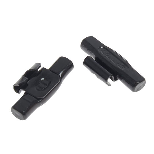 P100S Tectonic 1 OZ Coated Steel Clip-On P Series Wheel Weights Box of 50