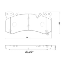 Load image into Gallery viewer, P10101 Brembo Premium Low-Met OE Equivalent Pad Brembo Brake Canada
