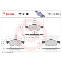 Load image into Gallery viewer, KT00868 Brembo Ceramic Brake Pad and UV Coated Vented  Brake Disc Kit Brembo Brake Canada