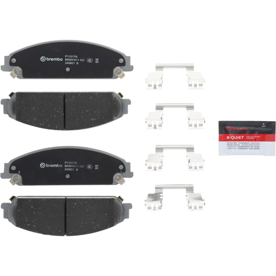 KT00495 Brembo Ceramic Brake Pad and UV Coated Vented  Brake Disc Kit Brembo Brake Canada