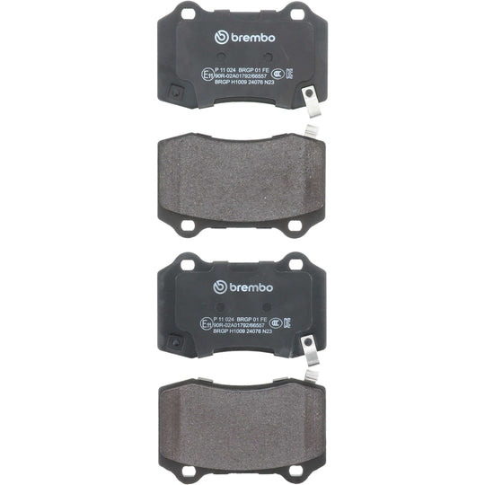 KT04346 Brembo Low-Met Brake Pad and UV Coated PVT Slotted Brake Disc Kit Brembo Brake Canada