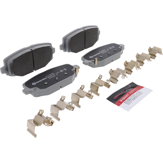 KT00796 Brembo Ceramic Brake Pad and UV Coated Solid  Brake Disc Kit Brembo Brake Canada