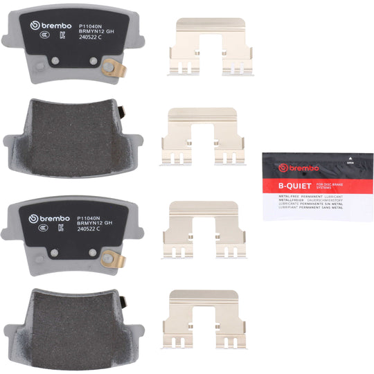 P11040N Brembo PRIME Ceramic Disc Brake Pad Set Brembo Brake Canada