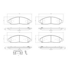 Load image into Gallery viewer, P11046N Brembo PRIME Ceramic Disc Brake Pad Set Brembo Brake Canada