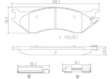 Load image into Gallery viewer, P18007N Brembo PRIME Ceramic Disc Brake Pad Set Brembo Brake Canada