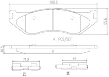 Load image into Gallery viewer, P18009N Brembo PRIME Ceramic Disc Brake Pad Set Brembo Brake Canada