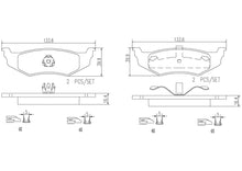 Load image into Gallery viewer, P18015N Brembo PRIME Ceramic Disc Brake Pad Set Brembo Brake Canada