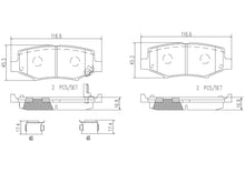 Load image into Gallery viewer, P18018N Brembo PRIME Ceramic Disc Brake Pad Set Brembo Brake Canada