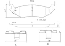 Load image into Gallery viewer, P18022N Brembo PRIME Ceramic Disc Brake Pad Set Brembo Brake Canada