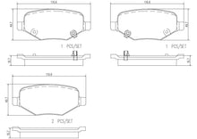 Load image into Gallery viewer, P18028N Brembo PRIME Ceramic Disc Brake Pad Set Brembo Brake Canada