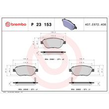 Load image into Gallery viewer, P23153 Brembo Premium Low-Met OE Equivalent Pad Brembo Brake Canada