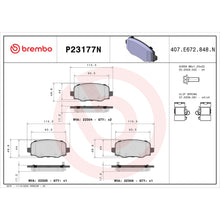 Load image into Gallery viewer, P23177N Brembo PRIME Ceramic Disc Brake Pad Set Brembo Brake Canada