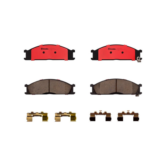 P24026N Brembo PRIME Ceramic Disc Brake Pad Set Brembo Brake Canada