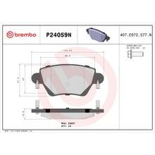 Load image into Gallery viewer, KT00521 Brembo Ceramic Brake Pad and UV Coated Solid  Brake Disc Kit Brembo Brake Canada